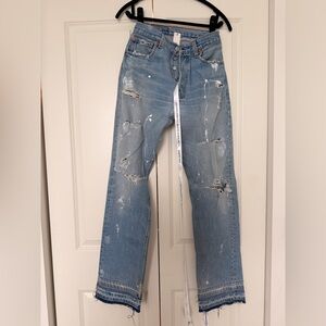 Casey Jean Vintage Painter Distressed Jeans- NWT